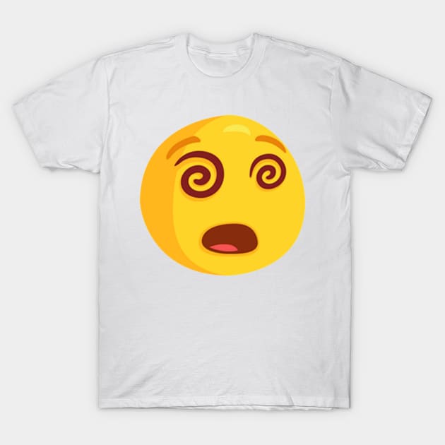 Dizzy Confused Emoji T-Shirt by gregG97